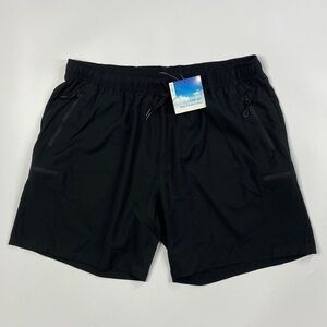 Willit Black Stretch UPF 50 Shorts Size XL NWT